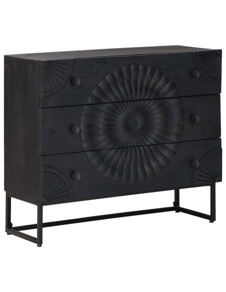 Mobile con Cassetti con cassetto Nero 75 x 30 x 65 cm