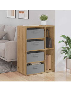 Credenza con cassetto Rovere artigianale 60 x 33,5 x 84 cm