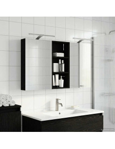 Set di Armadi da Bagno con porta 3 pcs 110 x 10,5 x 60,5 cm