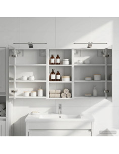 Set di Armadi da Bagno con porta 3 pcs 110 x 10,5 x 60,5 cm