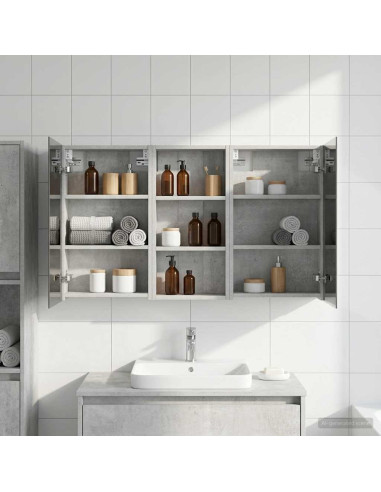 Set di Armadi da Bagno con porta 3 pcs 110 x 10,5 x 60,5 cm