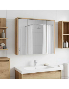 Mobiletto per specchio da bagno Rovere Artigianale