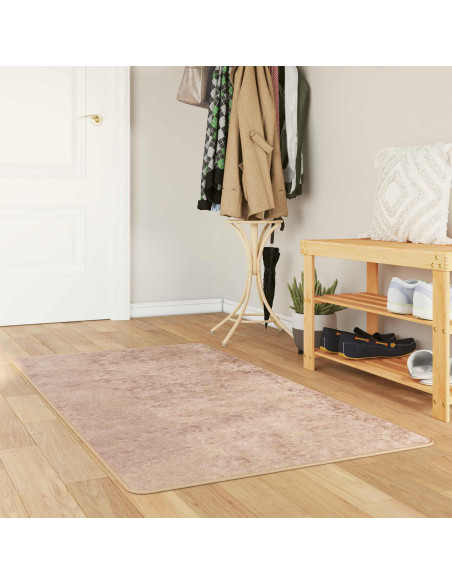 Runner Tappeto MARSA Sabbia 100 x 200 cm Poliestere e PVC