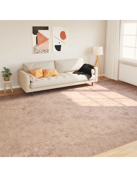 Runner Tappeto MARSA Sabbia 300 x 400 cm Poliestere e PVC