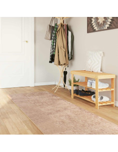 Runner Tappeto MARSA Sabbia 80 x 350 cm Poliestere e PVC