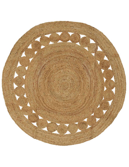 Tappeto Naturale Ø 150 cm Juta