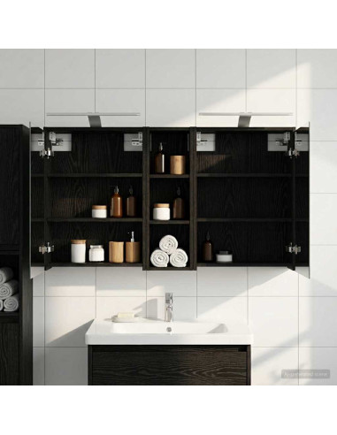 Set di Armadi da Bagno 3 pcs 106 x 16 x 62,5 cm