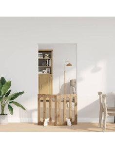 Recinto pieghevole per animali 2 pcs Rovere Artigianale