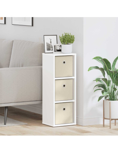 Credenza con cassetto Bianco 25,5 x 22 x 69,5 cm