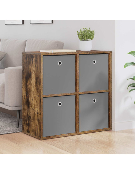 Credenza con cassetto Rovere fumé 68,5 x 32 x 67 cm