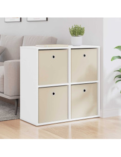 Credenza con cassetto Bianco 68,5 x 32 x 67 cm