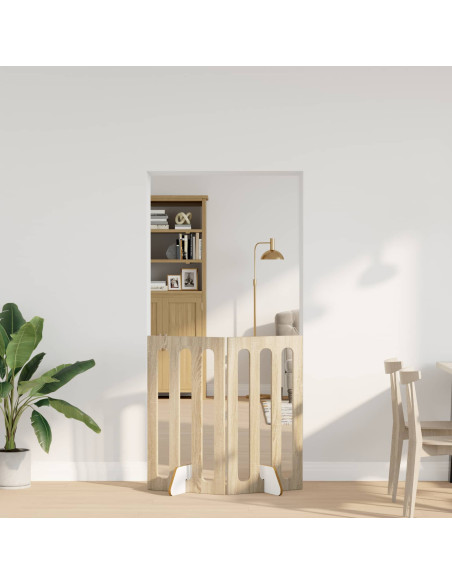 Recinto pieghevole per animali 2 pcs Rovere Sonoma