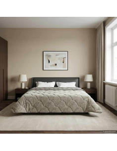 Duvet Estivo Trapuntato Grigio chiaro 200 x 240 cm
