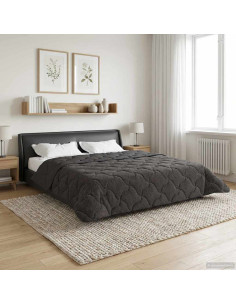 Duvet Invernale Trapuntato Antracite 220 x 260 cm