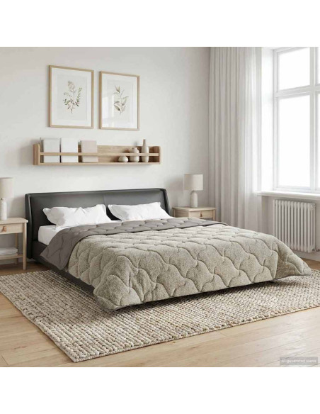 Duvet Invernale Trapuntato Grigio chiaro 200 x 200 cm