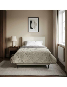 Duvet Invernale Trapuntato Grigio chiaro 135 x 200 cm