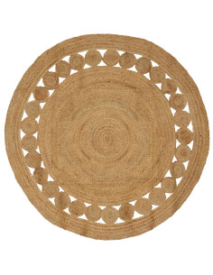 Tappeto Naturale Ø 180 cm Juta