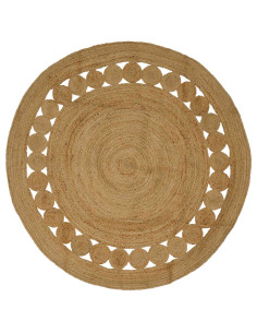 Tappeto Naturale Ø 210 cm Juta