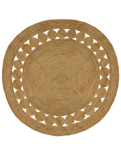 Tappeto Naturale Ø 240 cm Juta