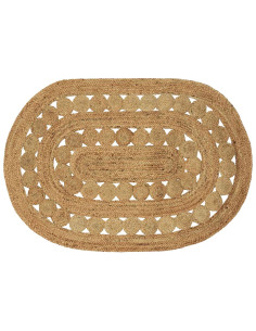 Tappeto Marrone 100 x 152 cm Juta