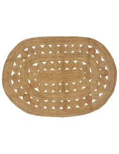 Tappeto Marrone 122 x 183 cm Juta