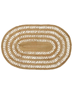 Tappeto Marrone 122 x 183 cm Juta