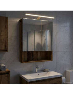 Mobiletto per specchio da bagno Legno vecchio 50 x 14,5 x 70 cm