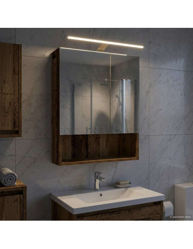 Mobiletto per specchio da bagno Legno vecchio 50 x 14,5 x 70 cm