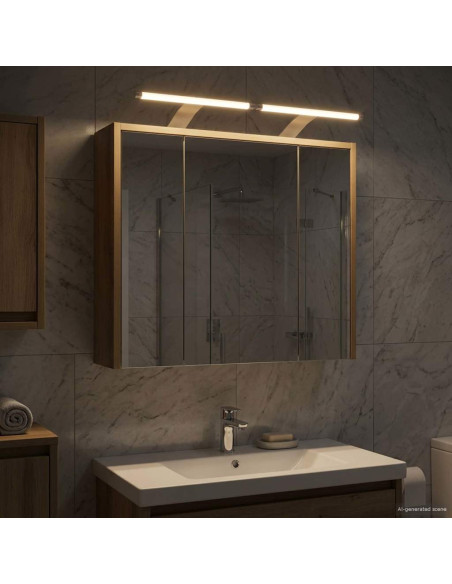 Mobiletto per specchio da bagno Rovere Artigianale