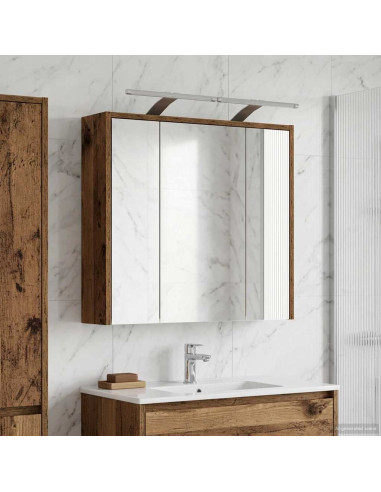 Mobiletto per specchio da bagno Legno vecchio