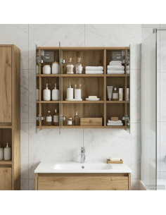 Mobiletto per specchio da bagno Rovere Artigianale