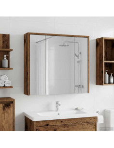 Mobiletto per specchio da bagno Legno vecchio