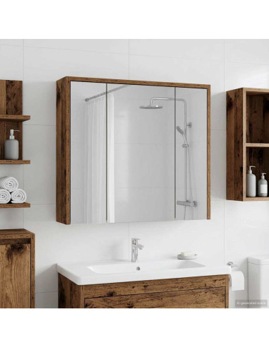 Mobiletto per specchio da bagno Legno vecchio