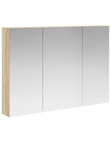 Mobiletto per specchio da bagno con lo scaffale Rovere Sonoma