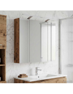 Mobiletto per specchio da bagno Legno vecchio 80 x 14.5 x 70 cm