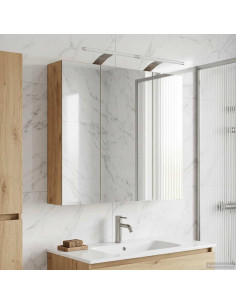 Mobiletto per specchio da bagno Rovere Artigianale