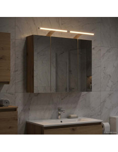 Mobiletto per specchio da bagno Rovere Artigianale