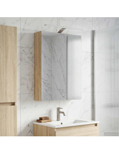 Mobiletto per specchio da bagno Rovere Sonoma 50 x 14,5 x 70 cm