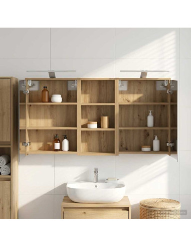 Set di Armadi da Bagno 3 pcs 116 x 16 x 62,5 cm