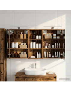 Set di Armadi da Bagno 3 pcs 116 x 16 x 62,5 cm