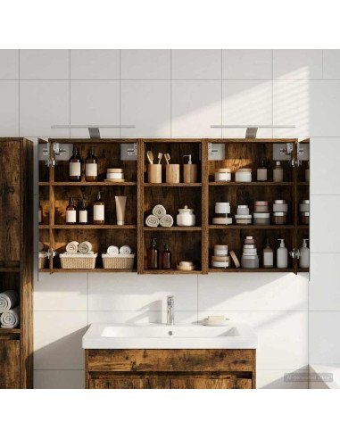 Set di Armadi da Bagno 3 pcs 116 x 16 x 62,5 cm