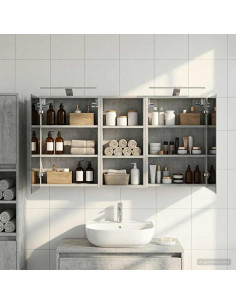 Set di Armadi da Bagno 3 pcs 116 x 16 x 62,5 cm