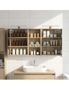 Set di Armadi da Bagno 3 pcs 116 x 16 x 62,5 cm