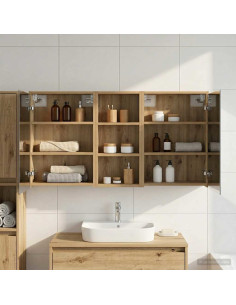 Set di Armadi da Bagno 3 pcs 116 x 16 x 62,5 cm