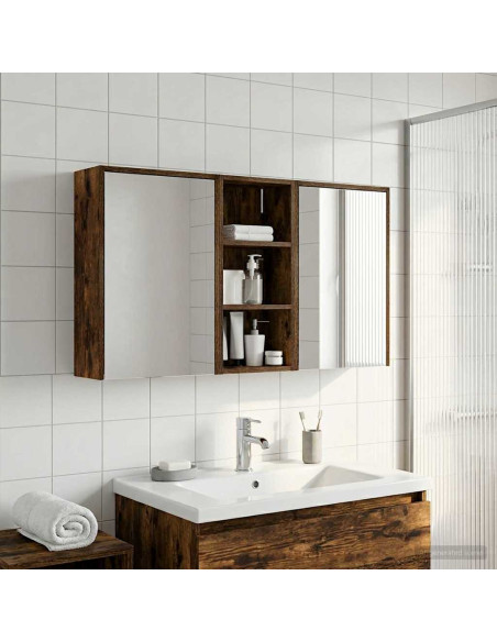 Set di Armadi da Bagno 3 pcs 116 x 16 x 62,5 cm