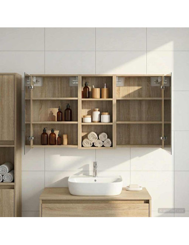 Set di Armadi da Bagno 3 pcs 116 x 16 x 62,5 cm