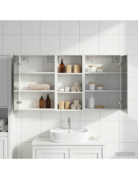 Set di Armadi da Bagno 3 pcs 116 x 16 x 62,5 cm