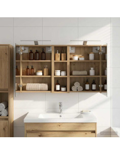 Set di Armadi da Bagno 3 pcs 106 x 16 x 62,5 cm