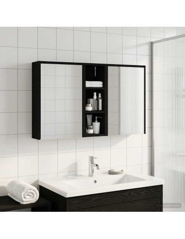 Set di Armadi da Bagno 3 pcs 106 x 16 x 62,5 cm