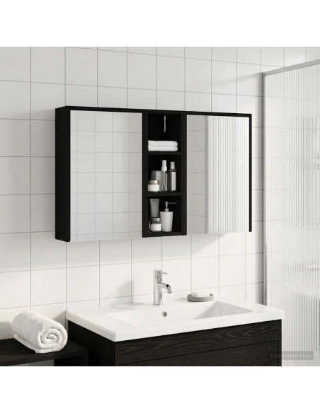 Set di Armadi da Bagno 3 pcs 106 x 16 x 62,5 cm